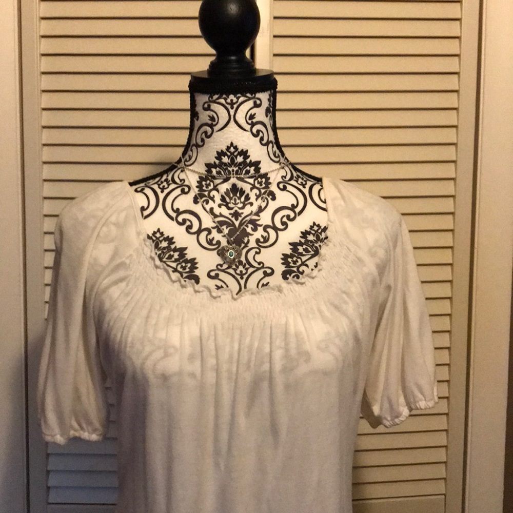Casual White Blouse